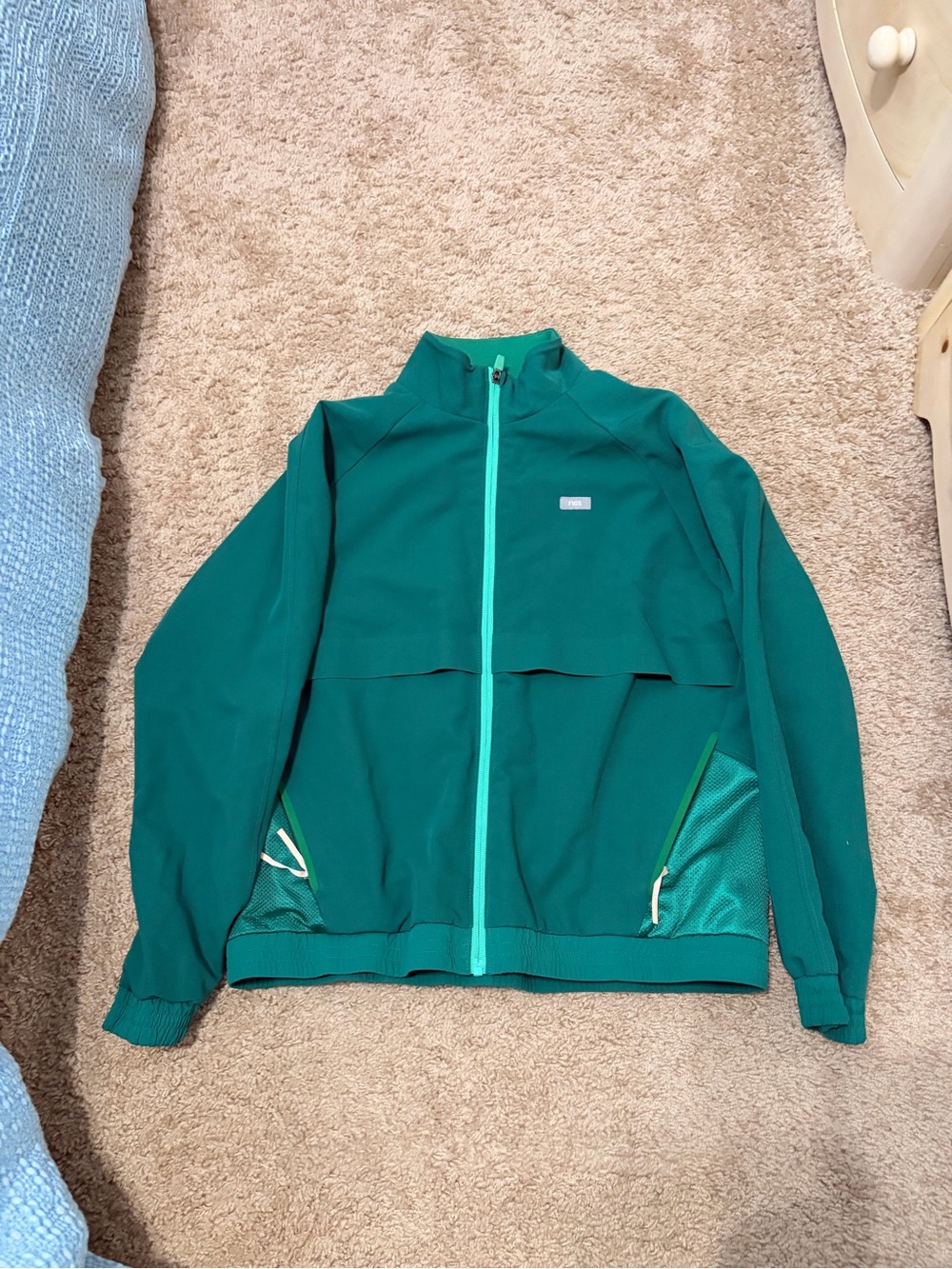 Figs Women's Sydney Scrub Jacket Hunter Green